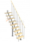 Модульная малогабаритная лестница Линия - превью фото 1