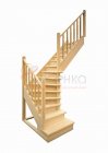 Деревянная межэтажная лестница ЛЕС-02 - превью фото 1